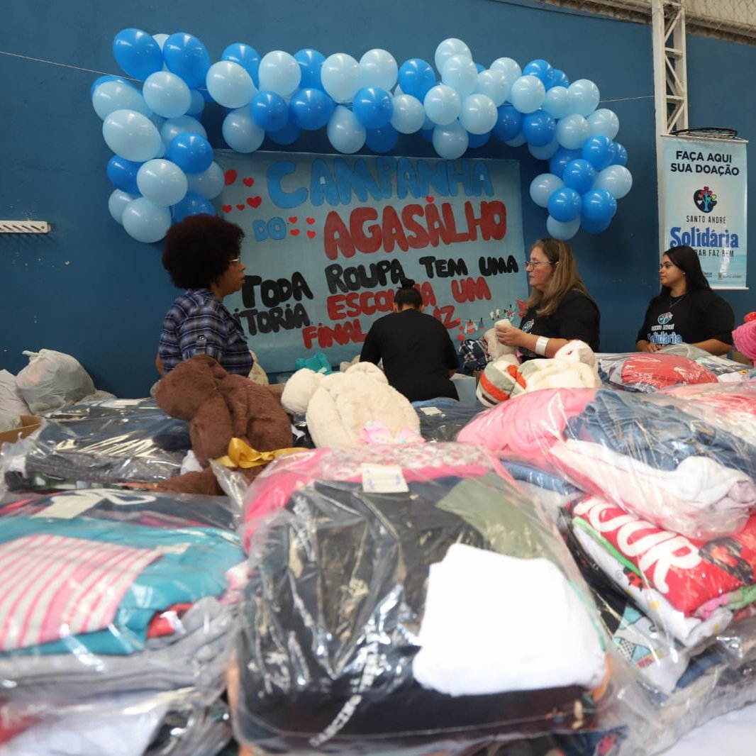 Solidariedade em ação: Campanha do agasalho 2025 em Santo André