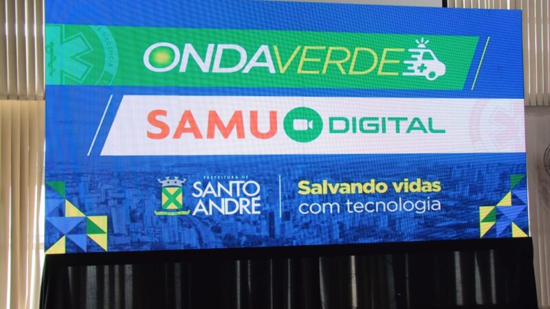 Tempo de resposta do SAMU cai pela metade em Santo André com novos sistemas