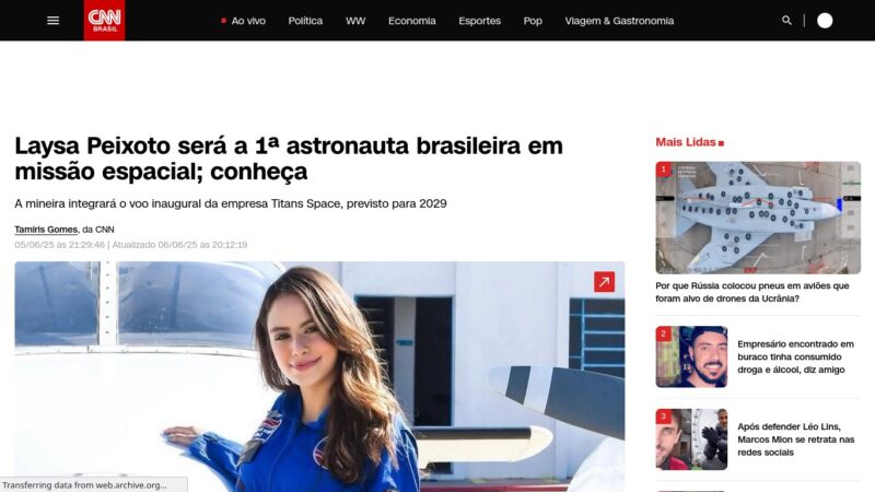 Astronauta de Taubaté: Mídia legado cede à narrativa e propaga Fake News