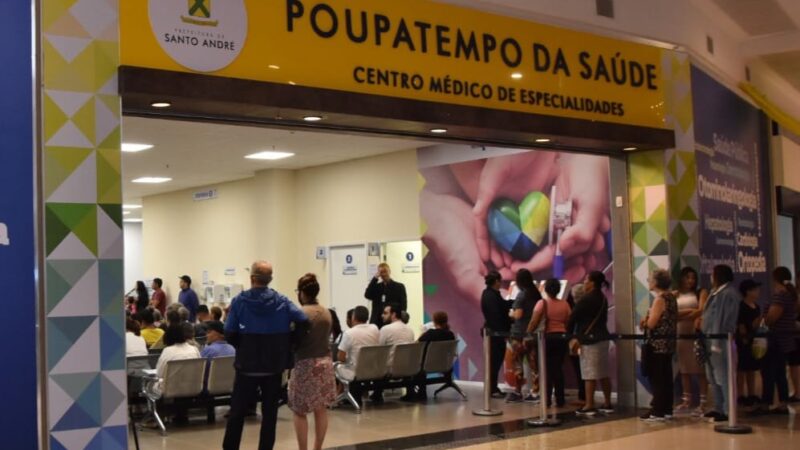 Poupatempo da saúde de Santo André cresce 34% e atende mais de 200 mil pessoas