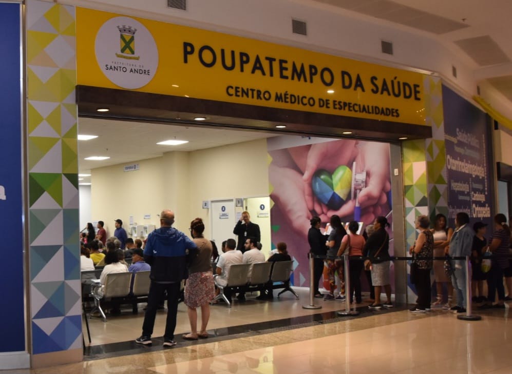 Poupatempo da saúde de Santo André cresce 34% e atende mais de 200 mil pessoas
