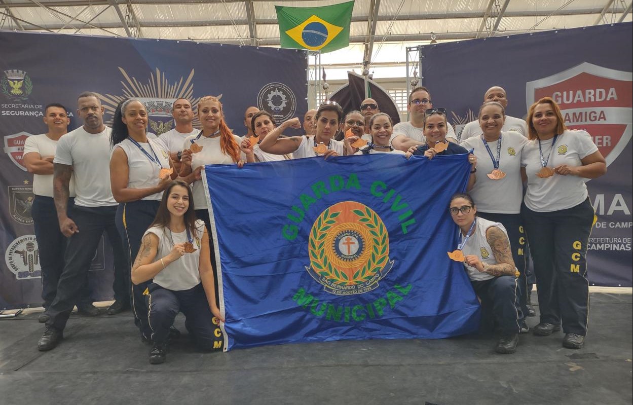 GCM de São Bernardo retorna às olimpíadas e conquista o 4º lugar