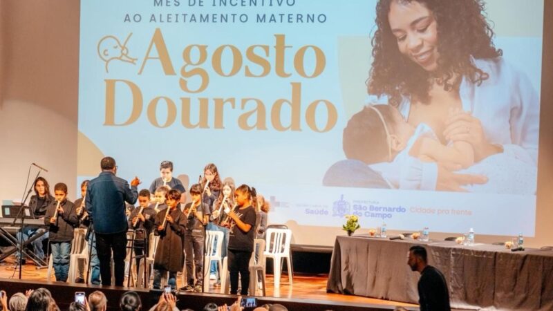 São Bernardo Celebra Agosto Dourado Incentivando Aleitamento Materno