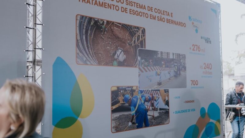 São Bernardo Em Transformação: Obras Históricas De Saneamento Avançam Na Cidade