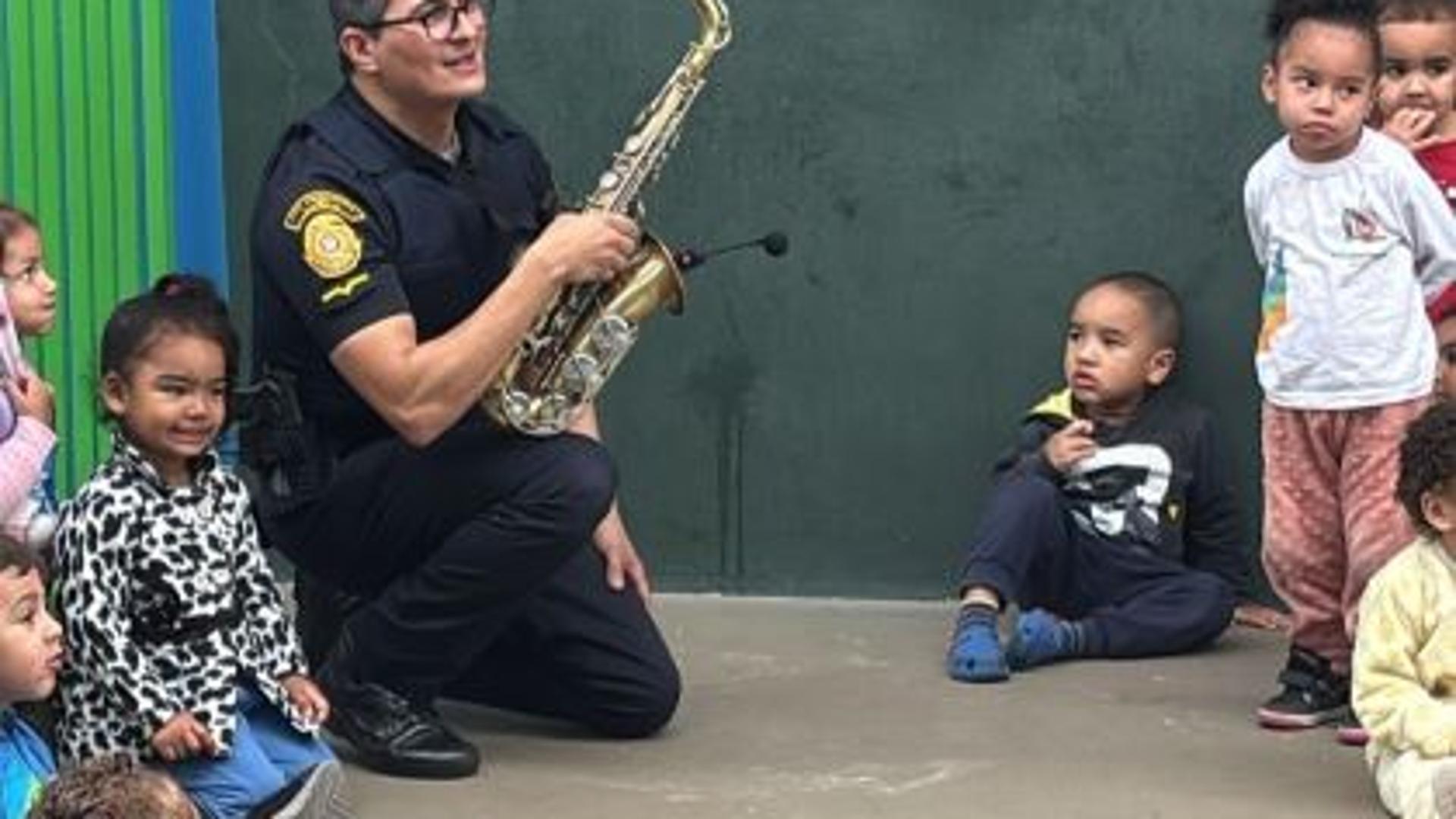 Mais Que Segurança: Gcm De São Bernardo Leva Música E Inspiração Às Escolas