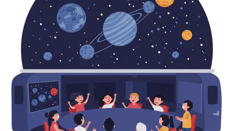 São Bernardo: Planetário Móvel Inspira Futuros Astrônomos