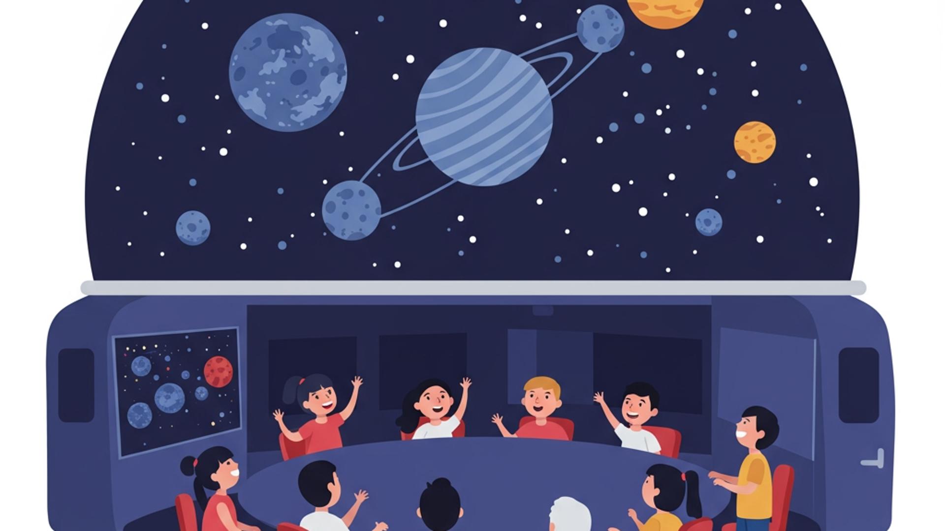 São Bernardo: Planetário Móvel Inspira Futuros Astrônomos