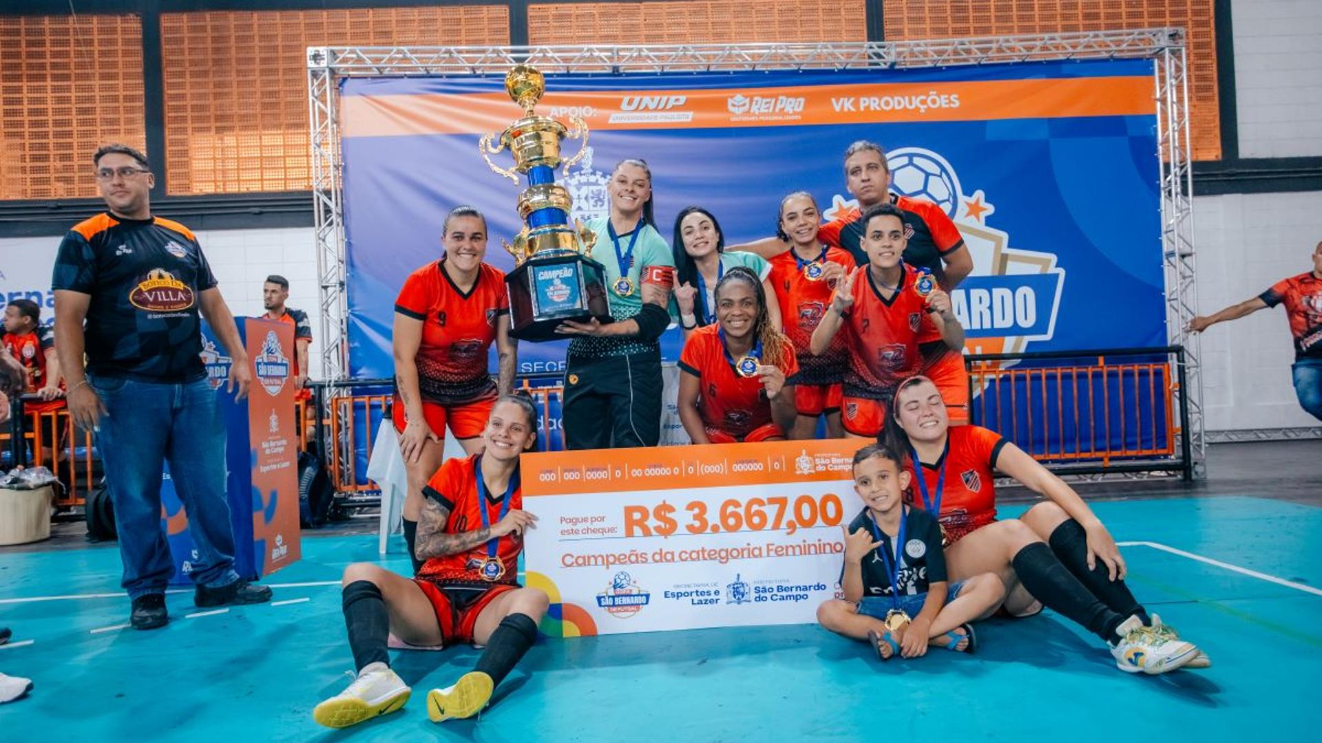 Copa São Bernardo de Futsal tem tricampeonato, virada épica e estreante campeão em finais eletrizantes