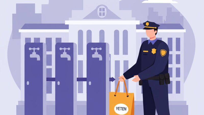 GCM de São Bernardo age rápido e prende homem que furtou torneiras de banheiro público