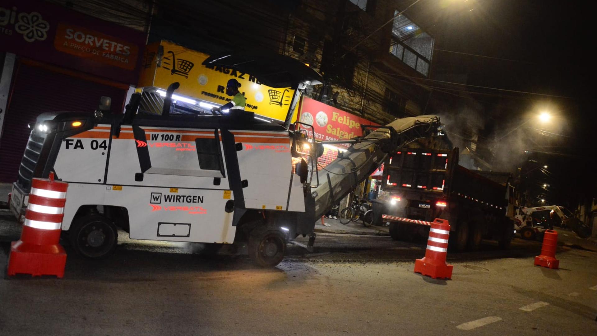 Santo André investe R$ 10,5 milhões em obras noturnas para transformar Cata Preta