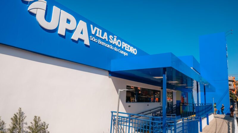 São Bernardo ganha UPA Vila São Pedro renovada e prefeito promete mais saúde e obras