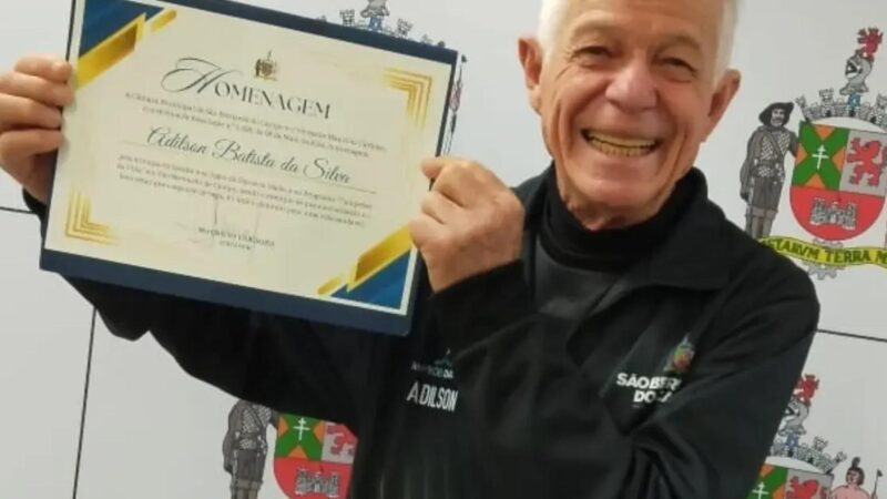 Aos 94 anos, atleta de São Bernardo inspira e conquista ouro em torneio com 44 medalhas para a cidade