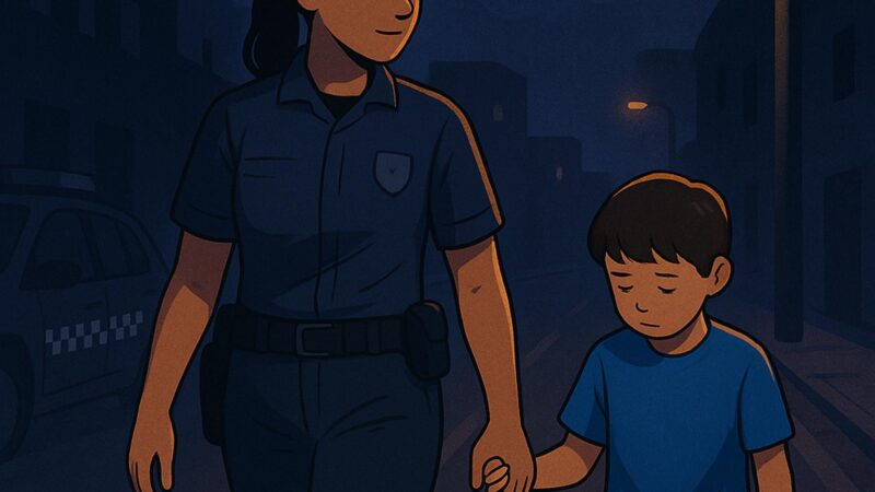 Inacreditável: GCM caminha 4 km com menino autista que recusou entrar na viatura.