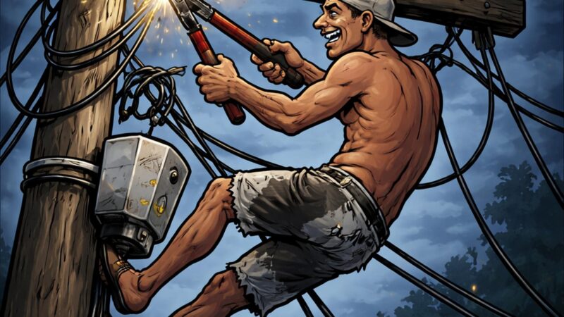 GCM de São Bernardo prende 3 homens por furto de cabos em duas ocorrências