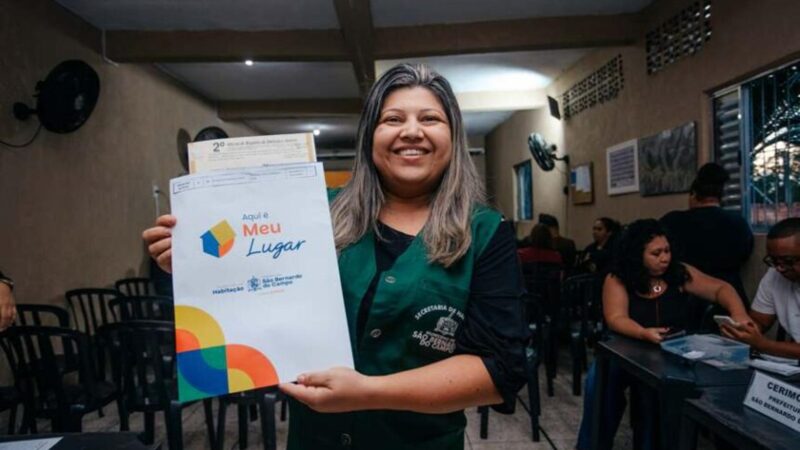 Em São Bernardo, moradores do Parque dos Químicos têm a titularidade de seus imóveis