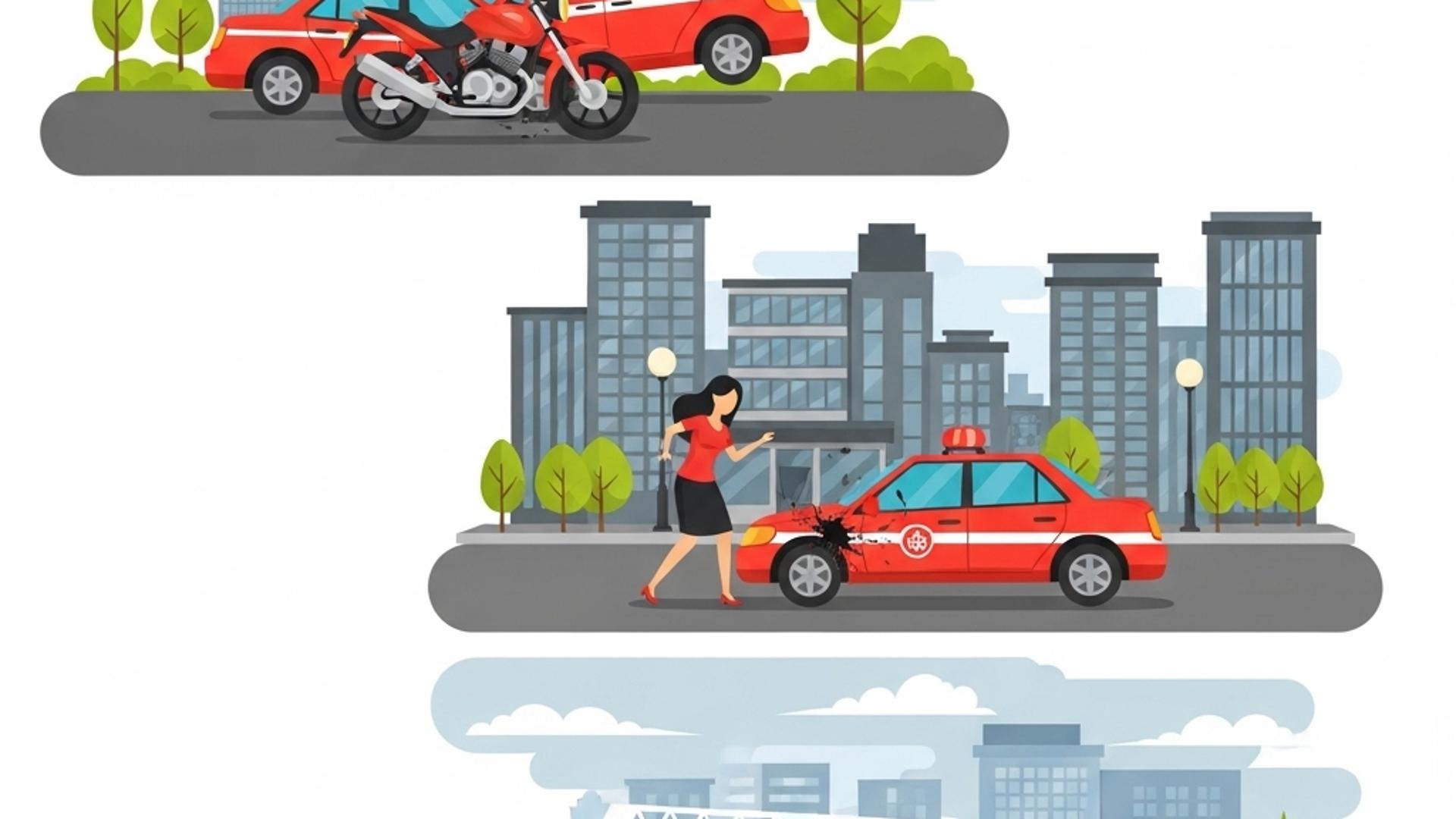 Três acidentes marcam a manhã na região do ABC, um deles grave em Santo André