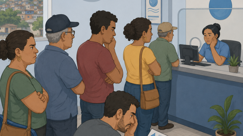 Clientes esperam até duas horas por atendimento em unidade da Sabesp em São Bernardo
