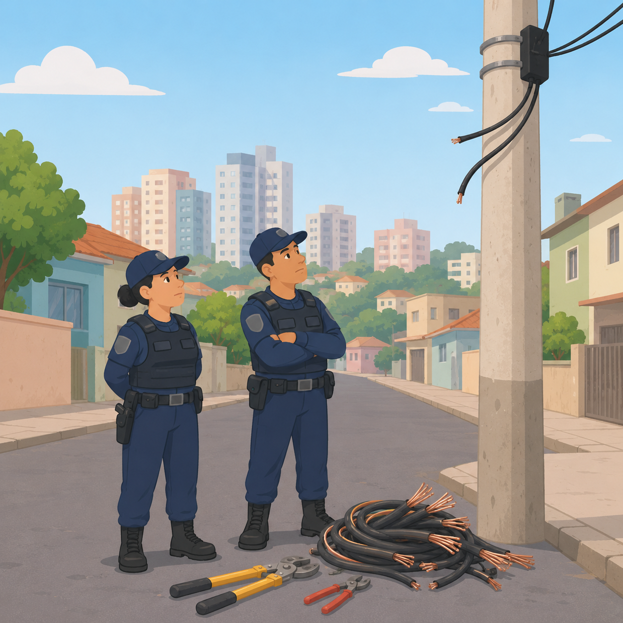 Furto de cabos elétricos afeta segurança urbana em São Bernardo