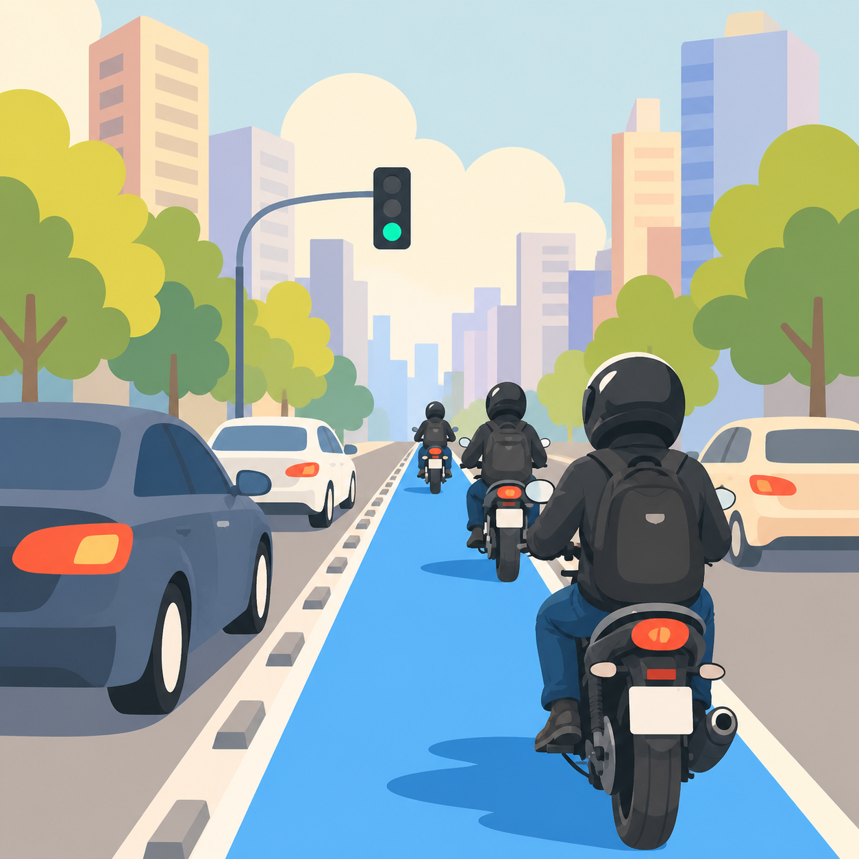 Faixa Azul sob suspeita: acidentes com motos crescem em avenida de Santo André