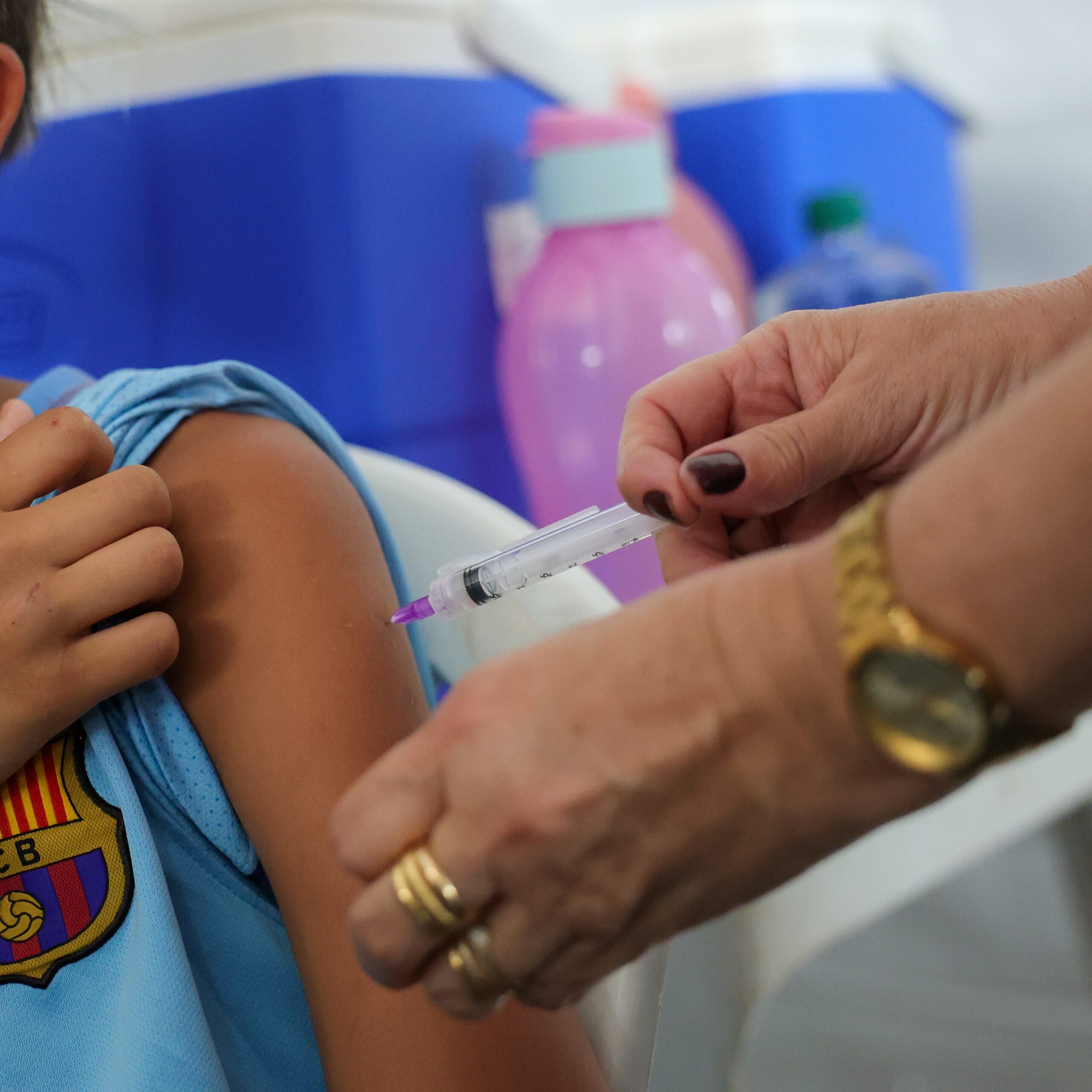 Vacinação infantil contra gripe segue abaixo de 25% no ABC