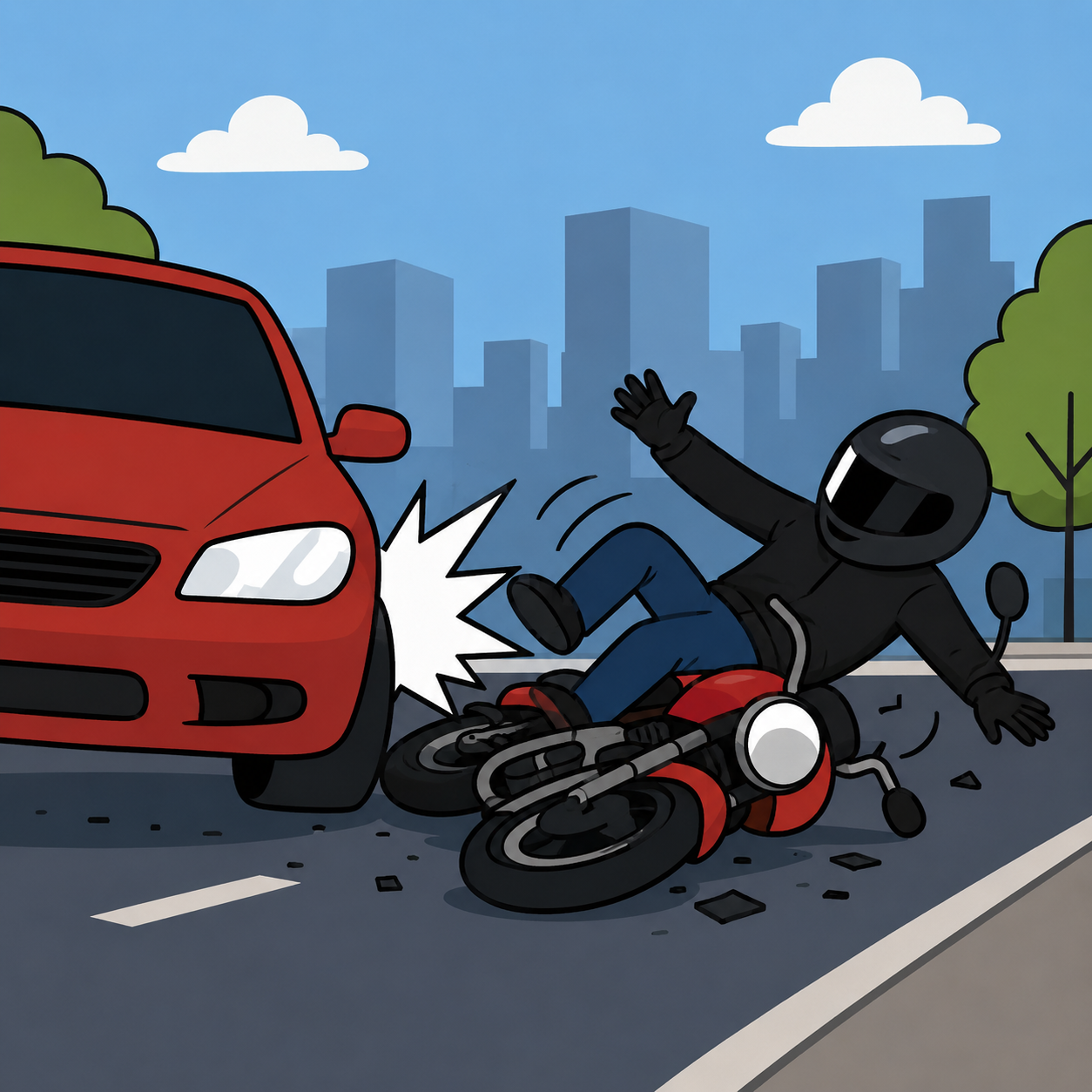 Acidentes com motos voltam a afetar o trânsito em Santo André