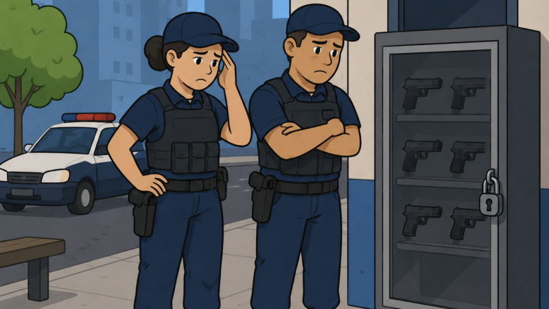 Falha administrativa deixa GCM de Ribeirão Pires sem porte de armas