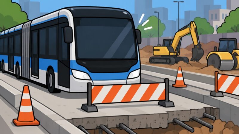 Tarcísio ameaça tirar BRT-ABC da empresa responsável se obra atrasar novamente
