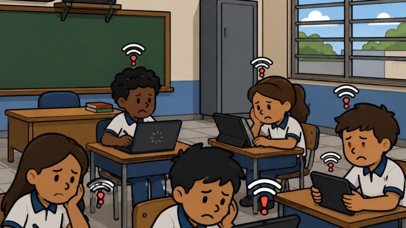 Mais da metade das escolas estaduais do Grande ABC tem conectividade inadequada e índice fica muito abaixo da média nacional