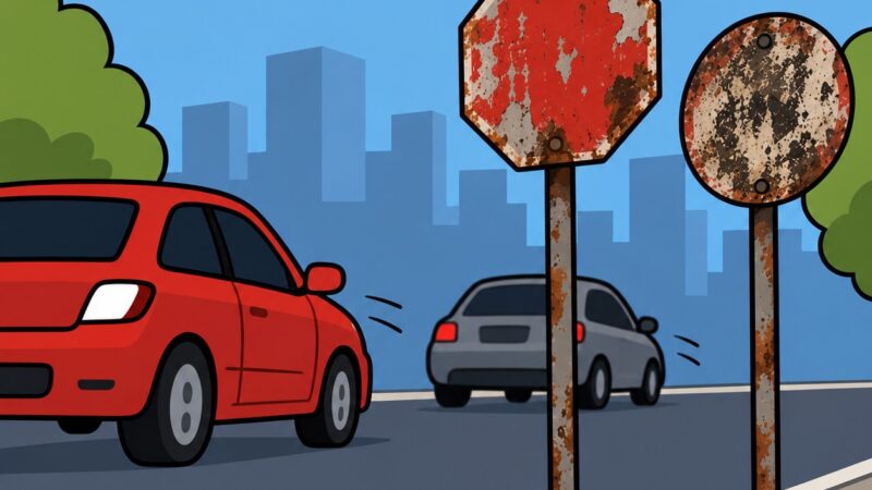 Placas ilegíveis expõem falha na sinalização de Santo André e São Bernardo