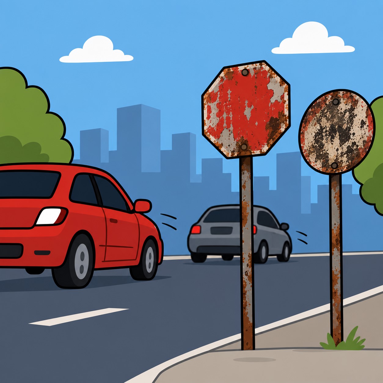 Placas ilegíveis expõem falha na sinalização de Santo André e São Bernardo